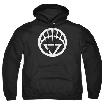 Black pullover hoodie with Green Lantern White Emblem graphic