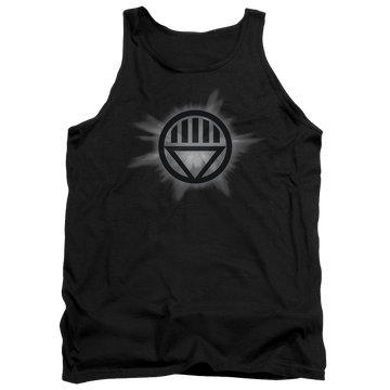 Black men's tank with Green Lantern Black Glow graphic