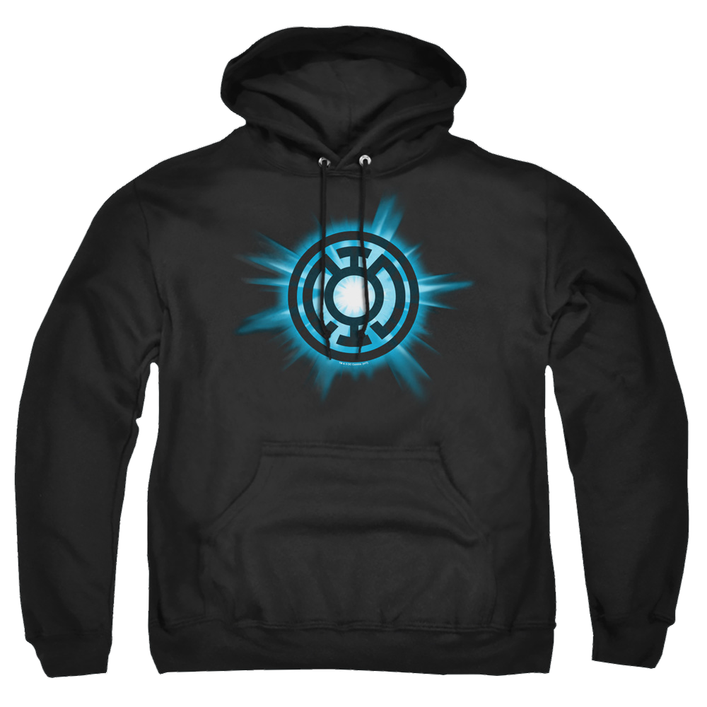 Green Lantern Blue Glow - Pullover Hoodie Pullover Hoodie Green Lantern