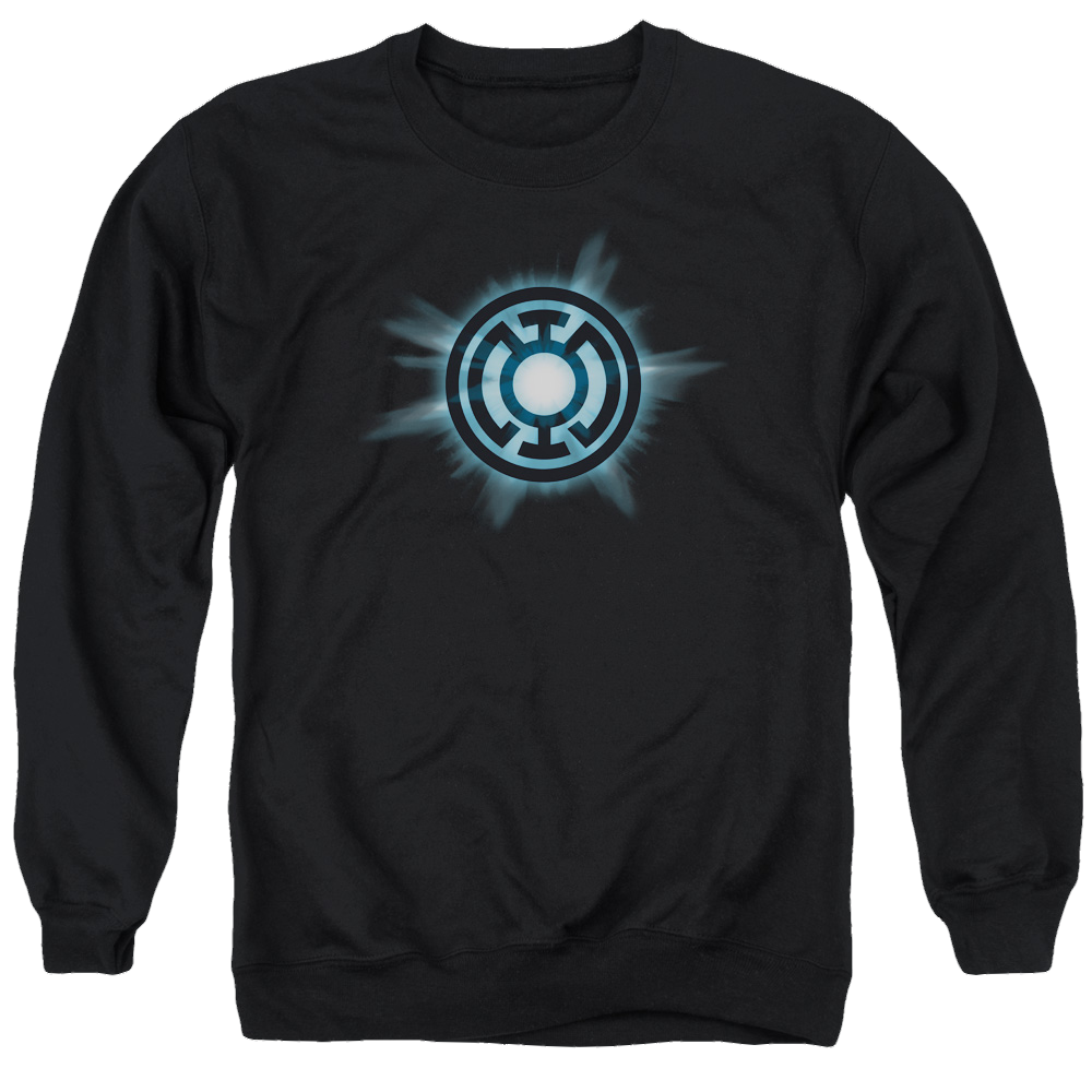 Green Lantern Blue Glow - Men's Crewneck Sweatshirt Men's Crewneck Sweatshirt Green Lantern