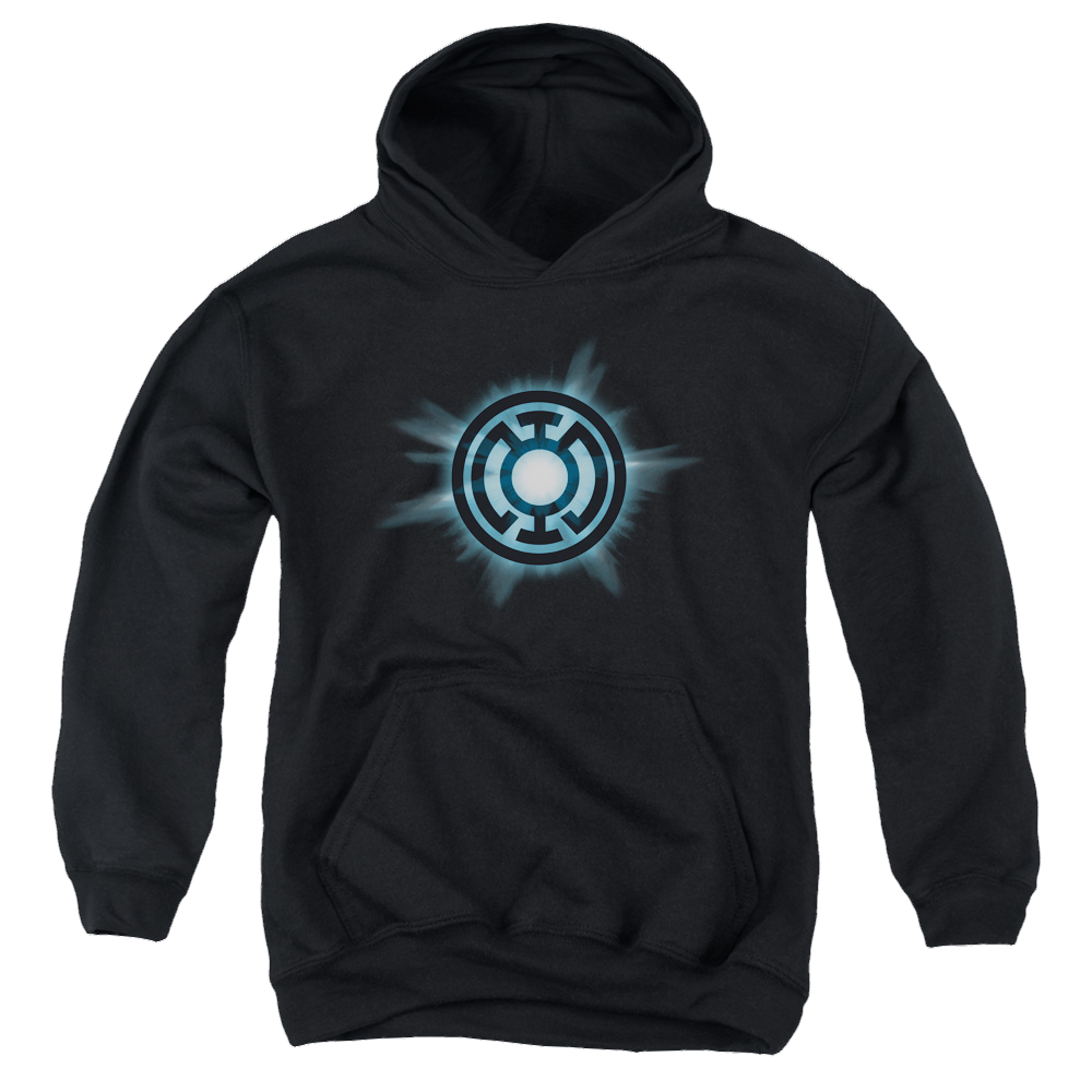 Green Lantern Blue Glow - Youth Hoodie Youth Hoodie (Ages 8-12) Green Lantern