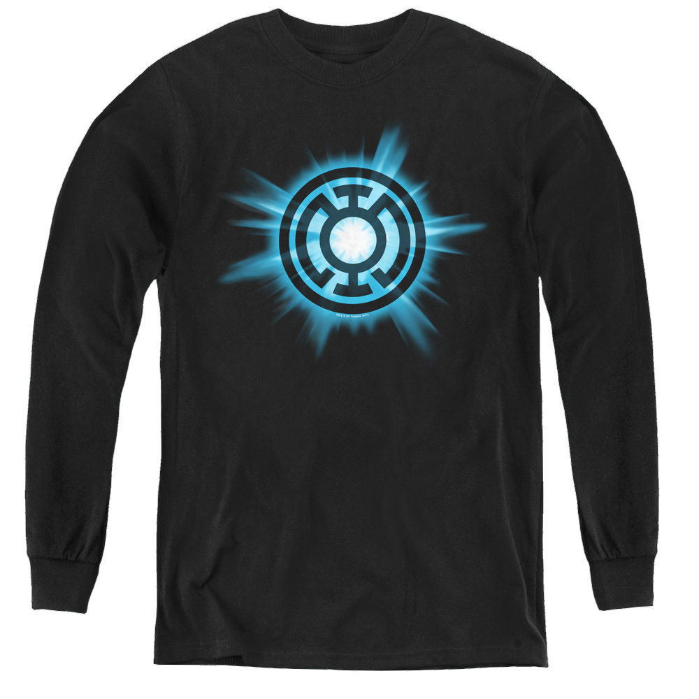 Green Lantern Blue Glow - Youth Long Sleeve T-Shirt Youth Long Sleeve T-Shirt Green Lantern