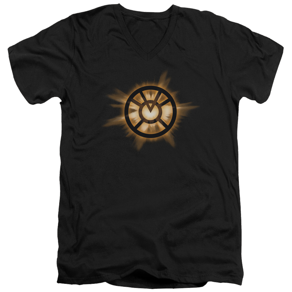 Green Lantern Orange Glow - Men's V-Neck T-Shirt Men's V-Neck T-Shirt Green Lantern