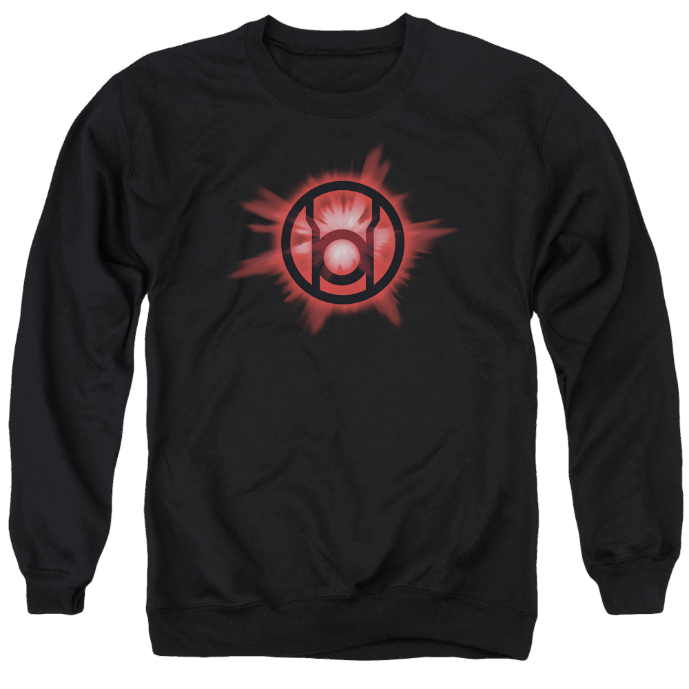 Green Lantern Red Glow - Men's Crewneck Sweatshirt Men's Crewneck Sweatshirt Green Lantern
