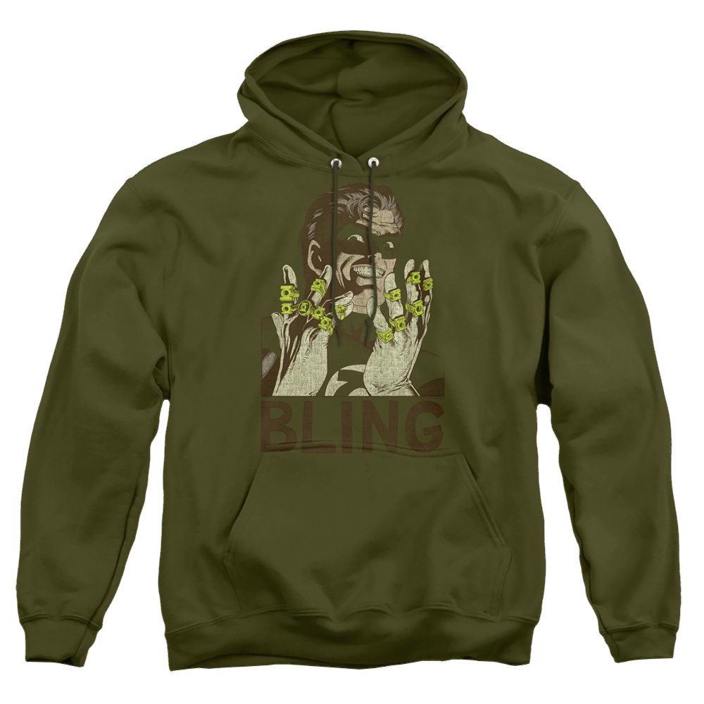 Green Lantern Bling Bling - Pullover Hoodie Pullover Hoodie Green Lantern