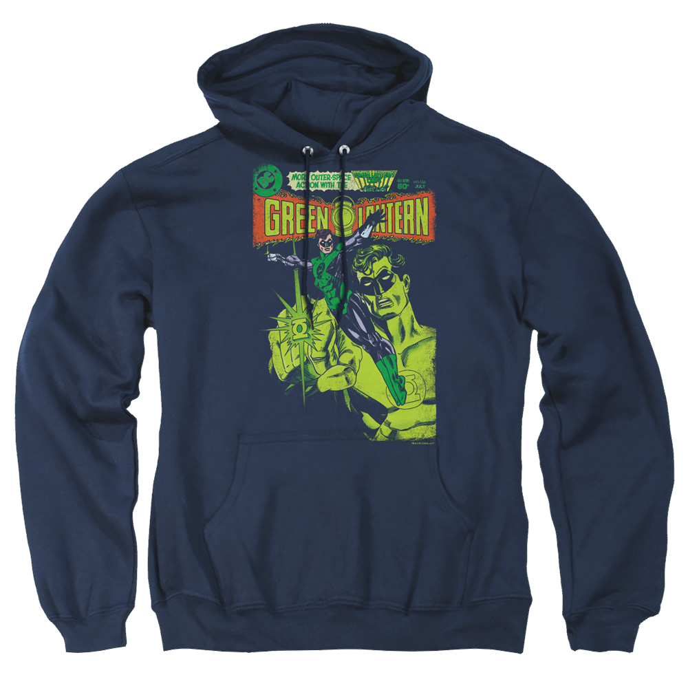 Green Lantern Vintage Cover - Pullover Hoodie Pullover Hoodie Green Lantern