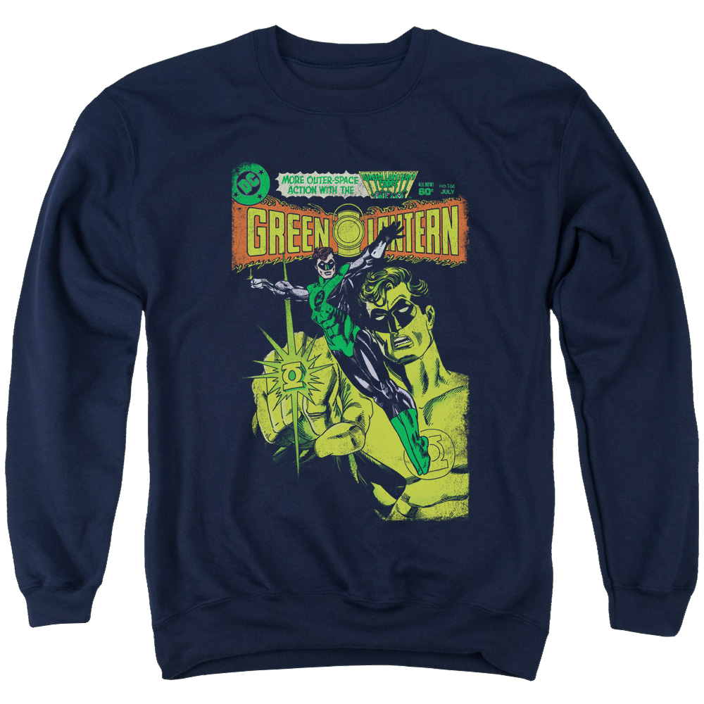 Green Lantern Vintage Cover - Men's Crewneck Sweatshirt Men's Crewneck Sweatshirt Green Lantern