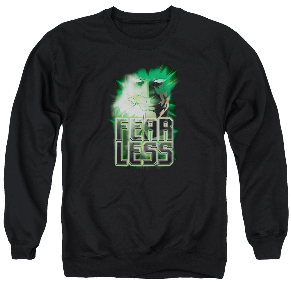 Green Lantern Fearless - Men's Crewneck Sweatshirt Men's Crewneck Sweatshirt Green Lantern