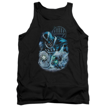 Black men's tank with Green Lantern Blackhand graphic