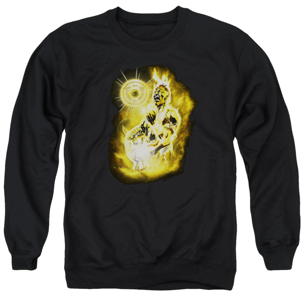 Green Lantern Sinestro Nebula - Men's Crewneck Sweatshirt Men's Crewneck Sweatshirt Green Lantern