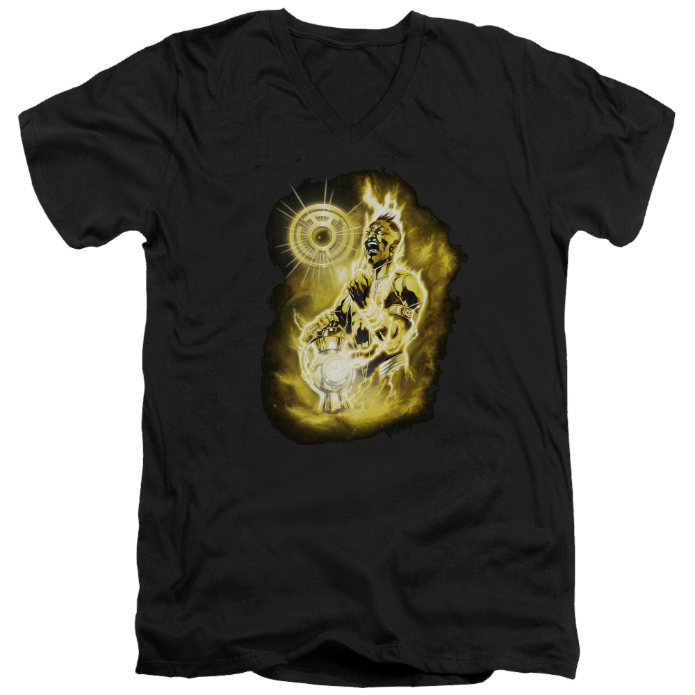 Green Lantern Sinestro Nebula - Men's V-Neck T-Shirt Men's V-Neck T-Shirt Green Lantern