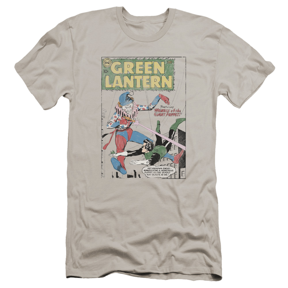 Green Lantern Puppet Menace - Men's Premium Slim Fit T-Shirt Men's Premium Slim Fit T-Shirt Green Lantern