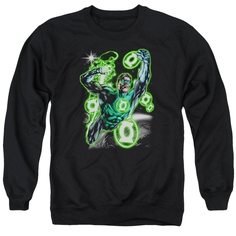 Green Lantern Earth Sector - Men's Crewneck Sweatshirt Men's Crewneck Sweatshirt Green Lantern