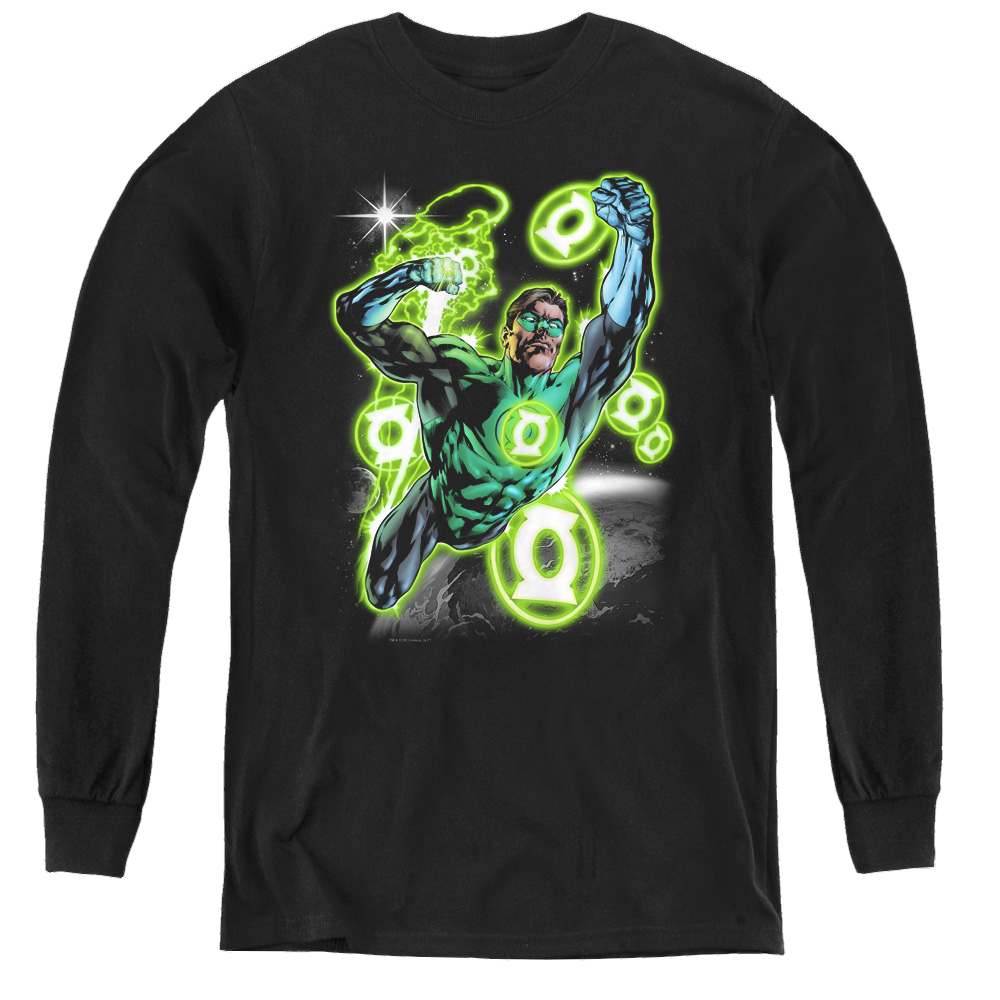 Green Lantern Earth Sector - Youth Long Sleeve T-Shirt Youth Long Sleeve T-Shirt Green Lantern