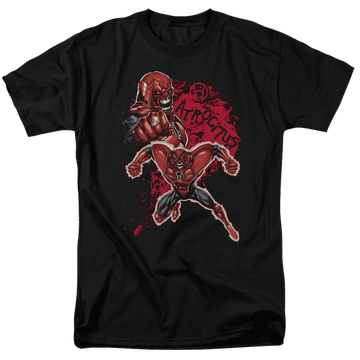 Black men's regular fit t-shirt with Green Lantern Atrocitus graphic