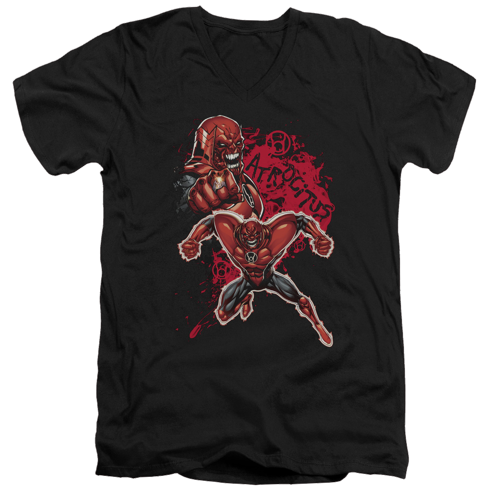 Green Lantern Atrocitus - Men's V-Neck T-Shirt Men's V-Neck T-Shirt Green Lantern