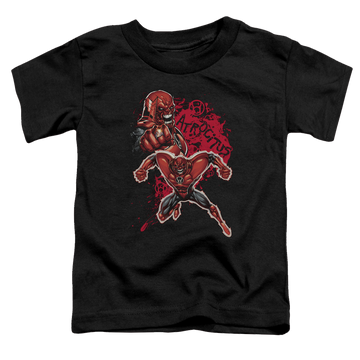 Black toddler t-shirt with Green Lantern Atrocitus graphic