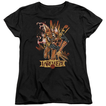 Black women's t-shirt with Green Lantern Larfleeze graphic