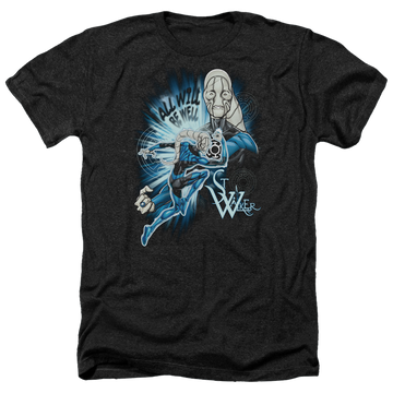 Charcoal men's heather t-shirt with Green Lantern Saint Walker graphic