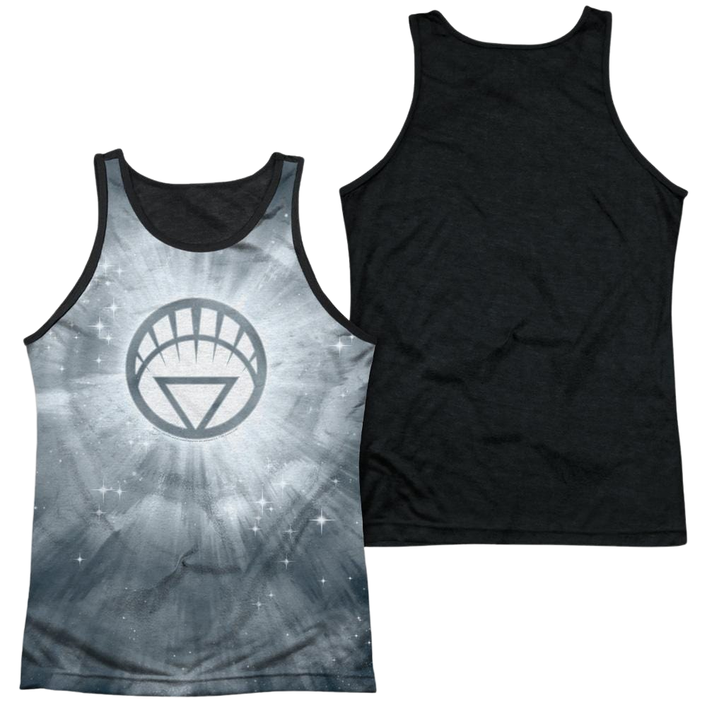 Green Lantern White Energy Men's Black Back Tank Men's Black Back Tank Green Lantern