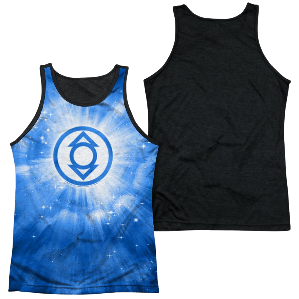 Green Lantern Indigo Energy Men's Black Back Tank Men's Black Back Tank Green Lantern