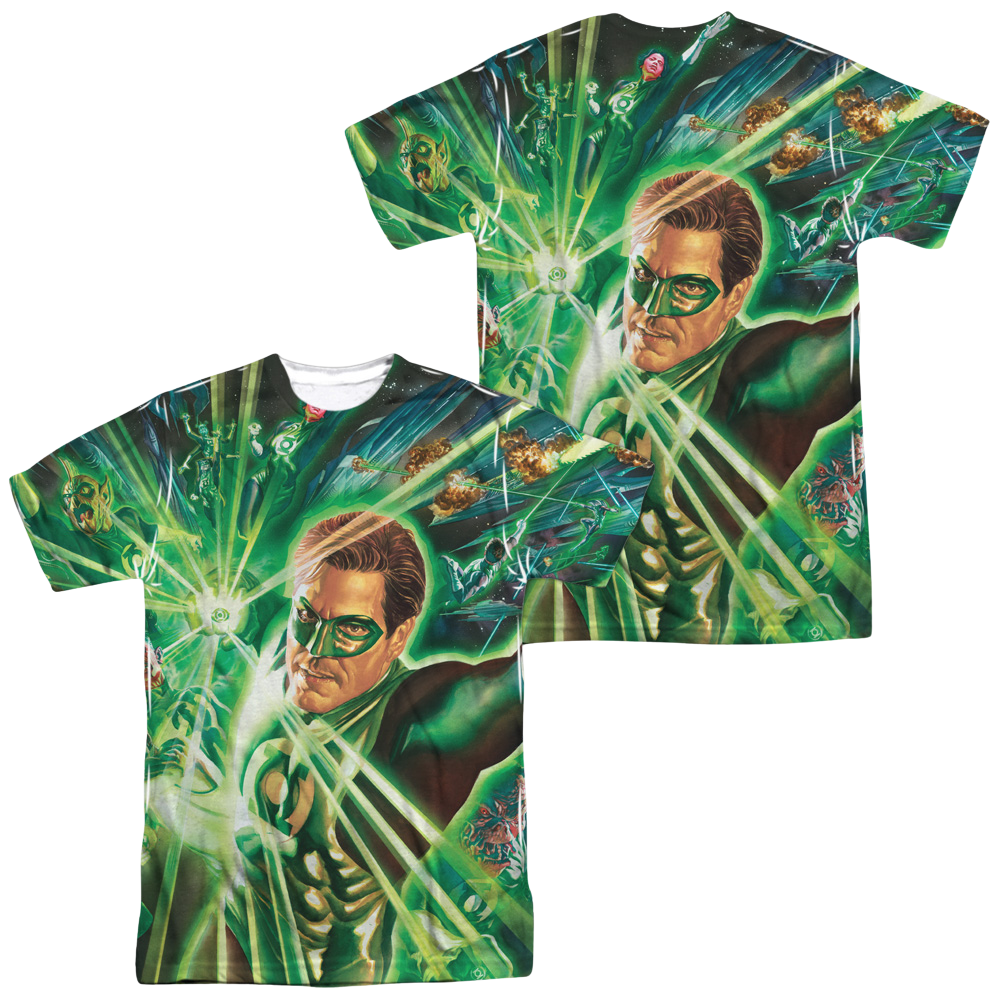 Green Lantern Lantern Burst Men's All Over Print T-Shirt Men's All-Over Print T-Shirt Green Lantern