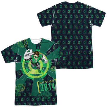 Green Lantern Sector 2814 men's all-over print t-shirt
