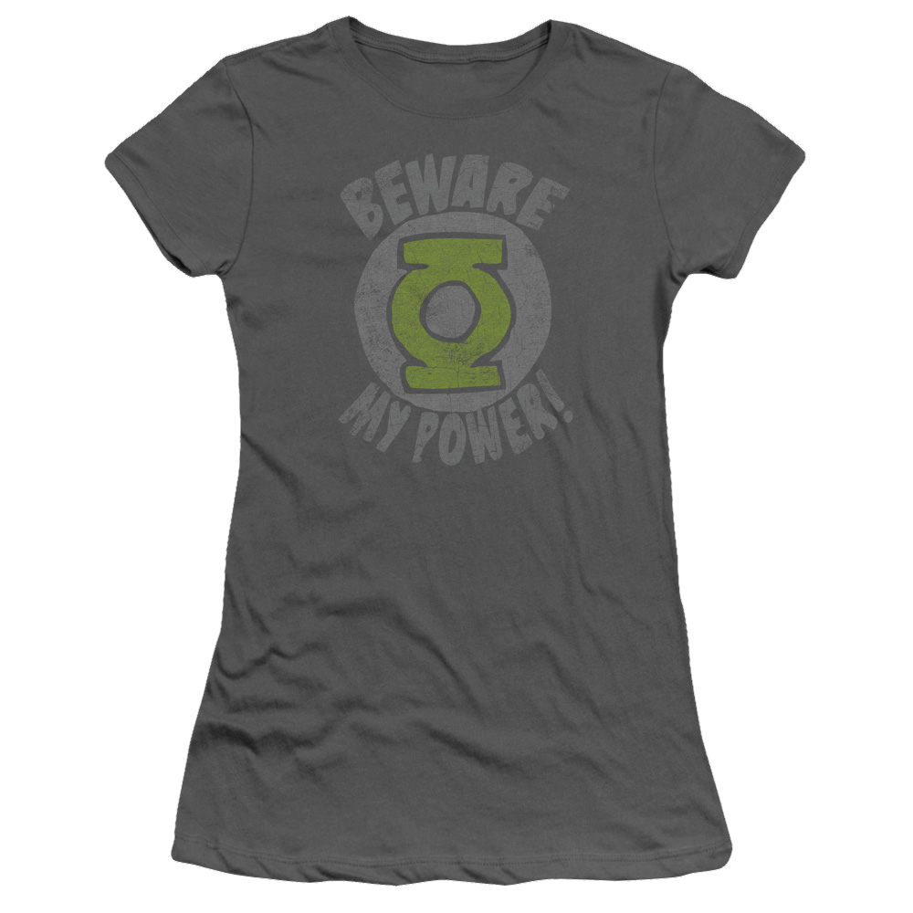 Green Lantern Beware - Juniors T-Shirt Juniors T-Shirt Green Lantern