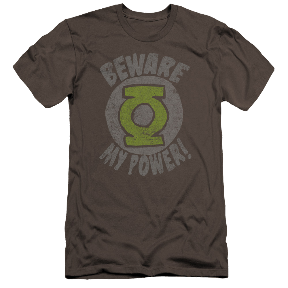 Green Lantern Beware - Men's Premium Slim Fit T-Shirt Men's Premium Slim Fit T-Shirt Green Lantern