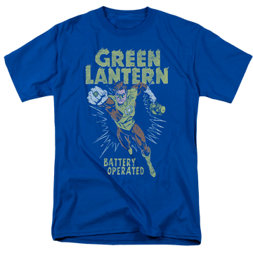 Royal men's regular fit t-shirt with Green Lantern Fully Charged graphic