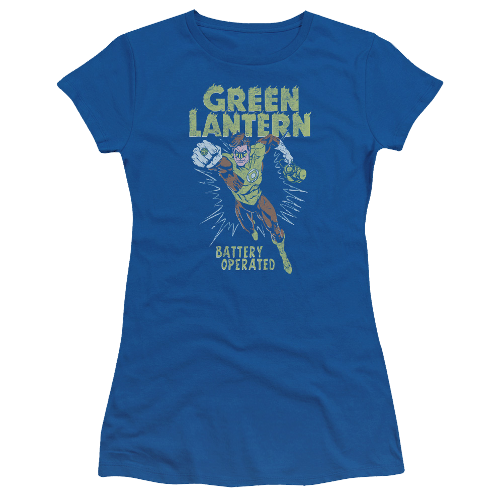 Green Lantern Fully Charged - Juniors T-Shirt Juniors T-Shirt Green Lantern