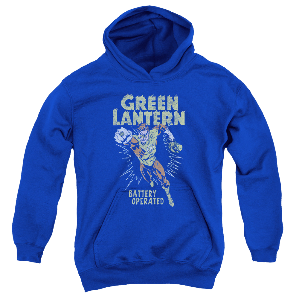 Green Lantern Fully Charged - Youth Hoodie Youth Hoodie (Ages 8-12) Green Lantern