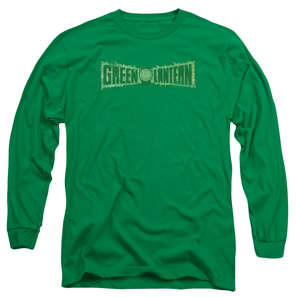 Green Lantern Flame Logo - Men's Long Sleeve T-Shirt Men's Long Sleeve T-Shirt Green Lantern