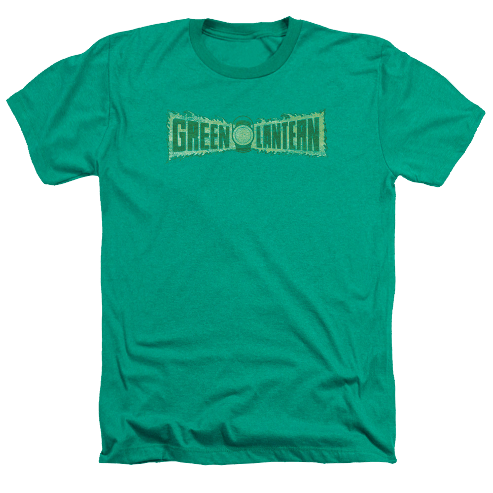 Green Lantern Flame Logo - Men's Heather T-Shirt Men's Heather T-Shirt Green Lantern