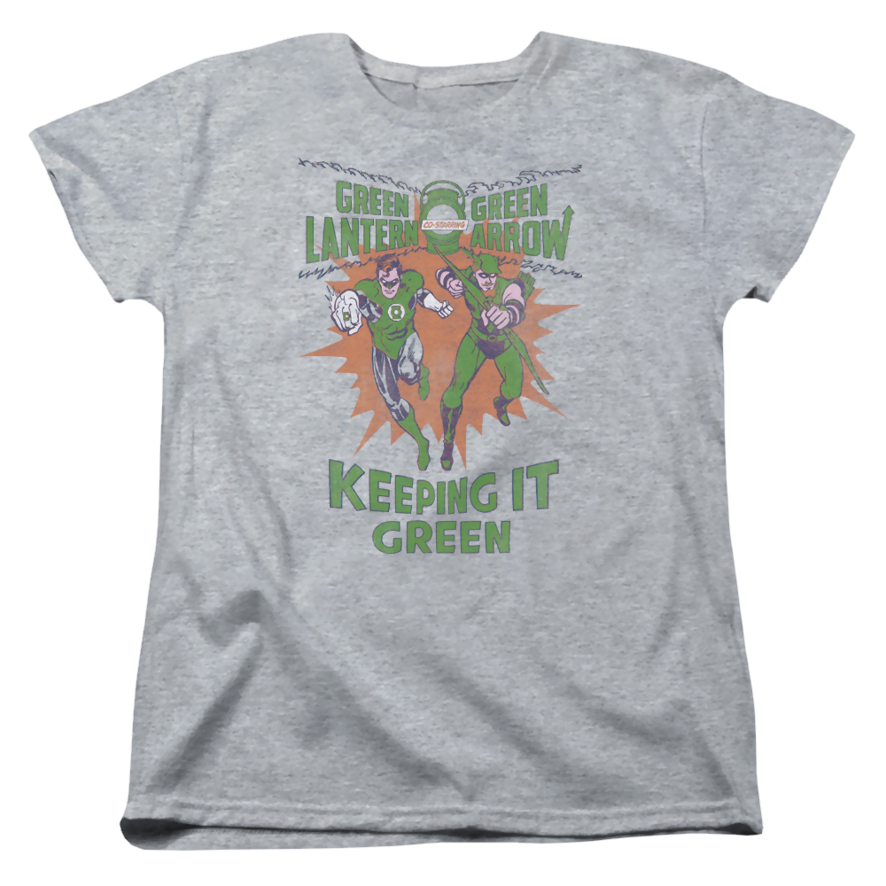 Green Lantern Keeping It Green - Women's T-Shirt Women's T-Shirt Green Lantern