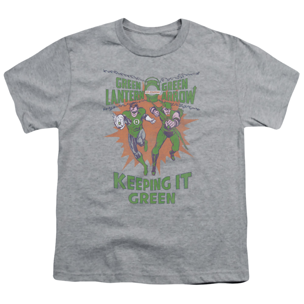 Green Lantern Keeping It Green - Youth T-Shirt Youth T-Shirt (Ages 8-12) Green Lantern