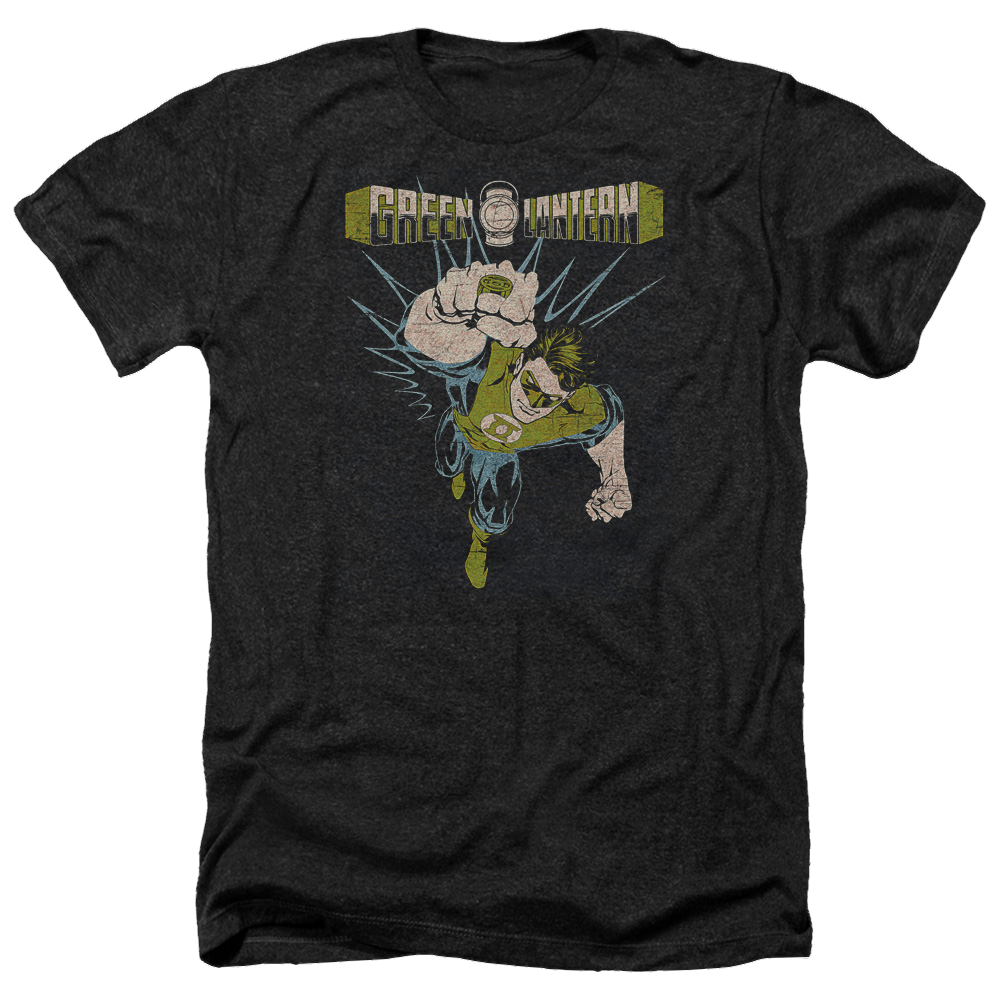 Green Lantern Powerful - Men's Heather T-Shirt Men's Heather T-Shirt Green Lantern