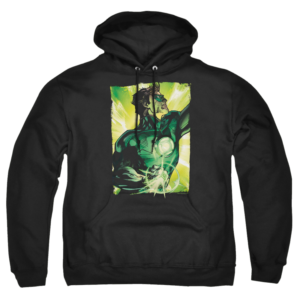 Green Lantern Up Up - Pullover Hoodie Pullover Hoodie Green Lantern