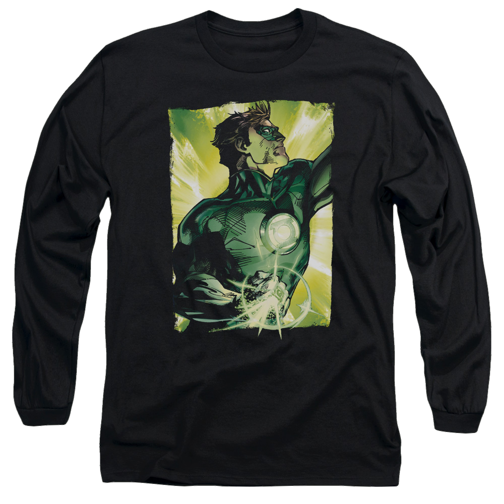 Green Lantern Up Up - Men's Long Sleeve T-Shirt Men's Long Sleeve T-Shirt Green Lantern