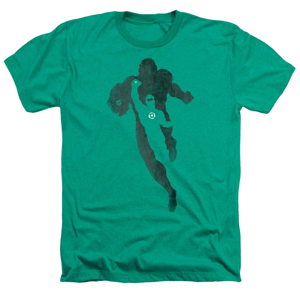 DC Comics Lantern Knockout - Men's Heather T-Shirt Men's Heather T-Shirt Green Lantern