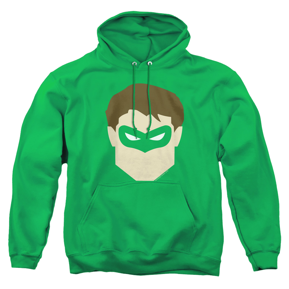 Green Lantern Gl Head - Pullover Hoodie Pullover Hoodie Green Lantern
