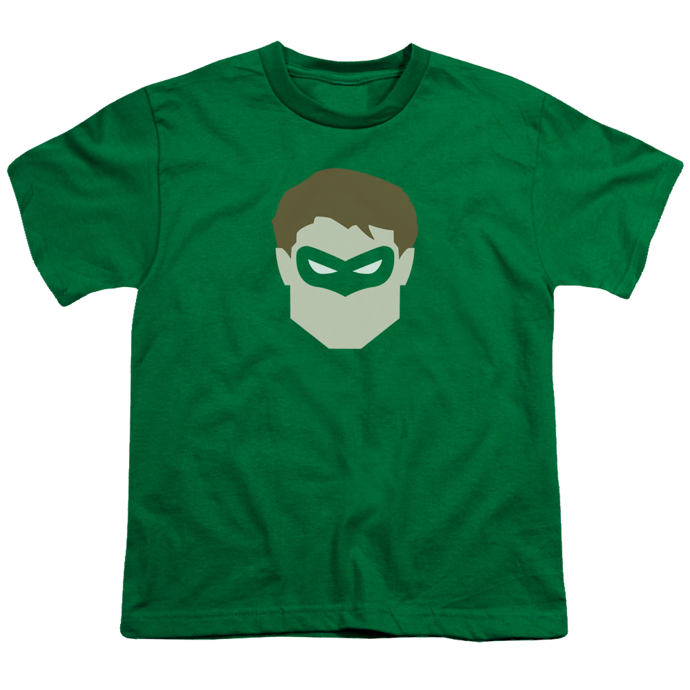 Green Lantern Gl Head - Youth T-Shirt Youth T-Shirt (Ages 8-12) Green Lantern