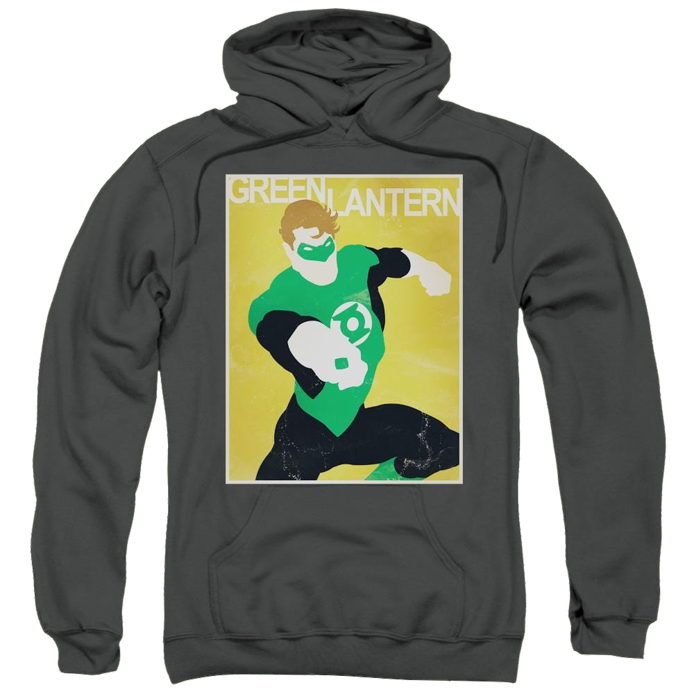 DC Comics Simple Gl Poster - Pullover Hoodie Pullover Hoodie Green Lantern