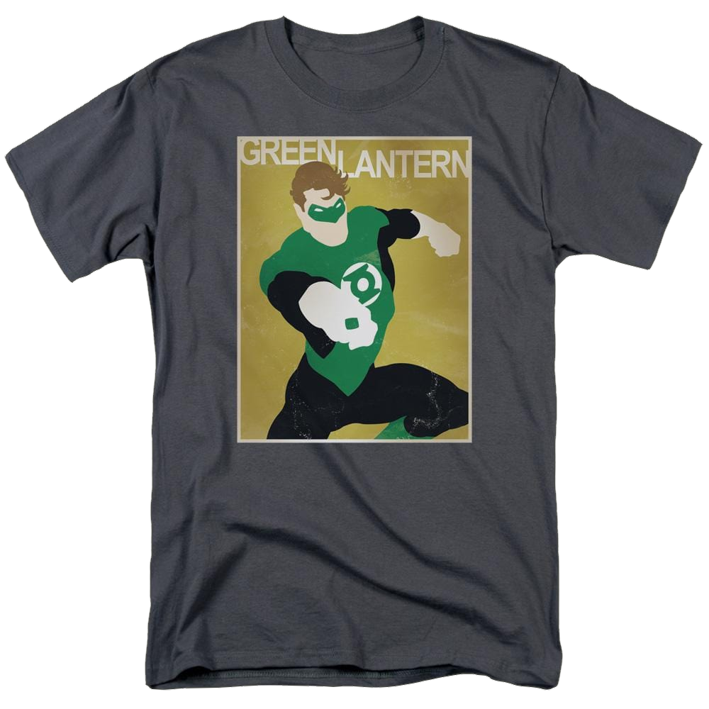 DC Comics Simple Gl Poster - Men's Regular Fit T-Shirt Men's Regular Fit T-Shirt Green Lantern