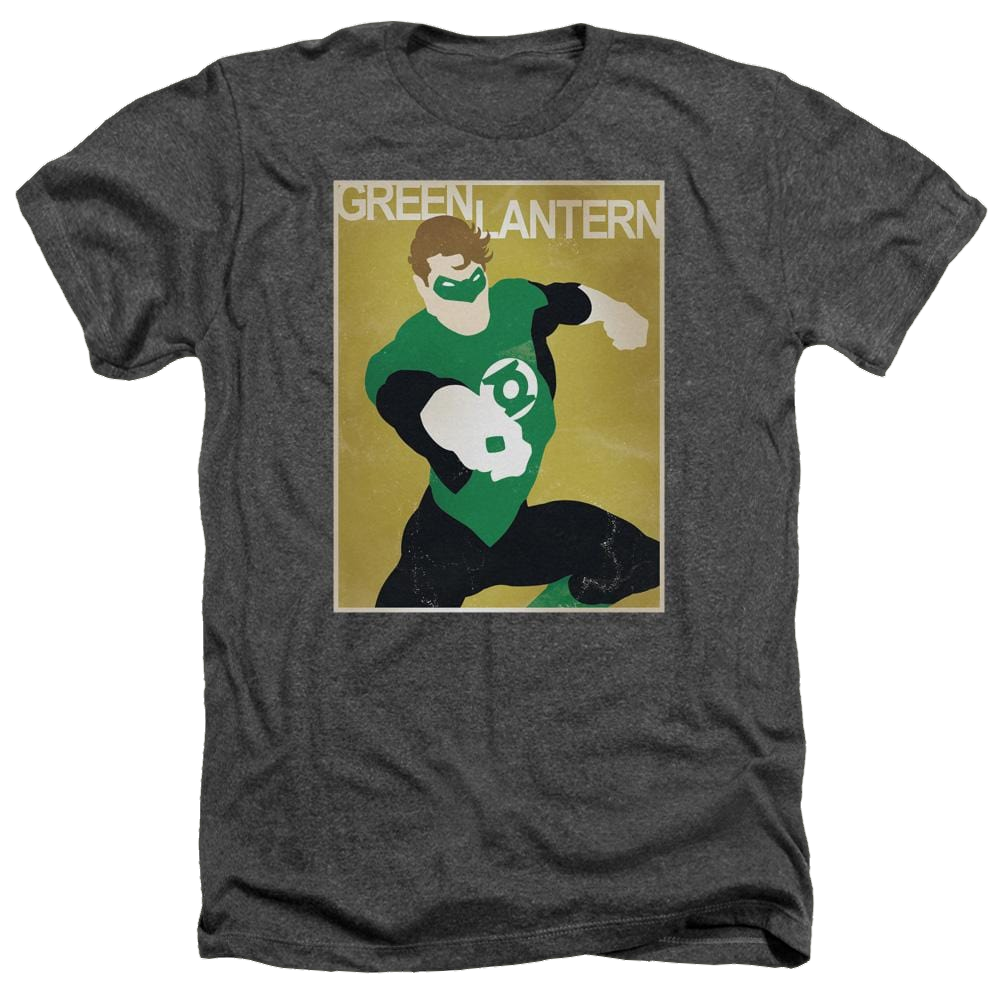 DC Comics Simple Gl Poster - Men's Heather T-Shirt Men's Heather T-Shirt Green Lantern