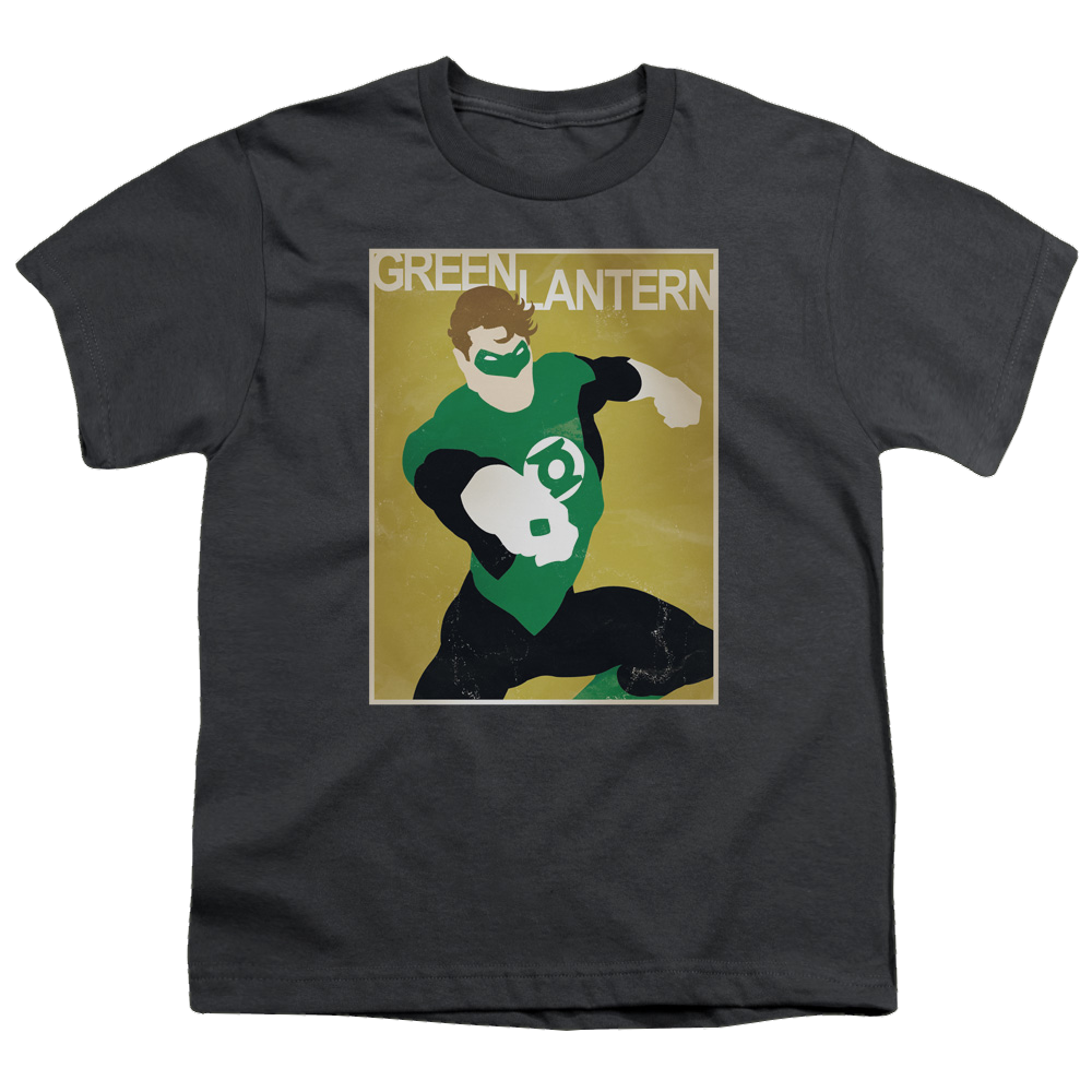 Green Lantern Simple Gl Poster - Youth T-Shirt Youth T-Shirt (Ages 8-12) Green Lantern