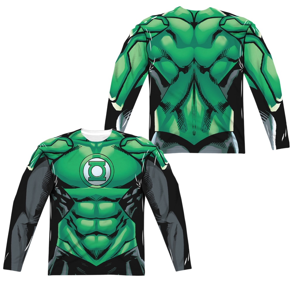 Green Lantern Uniform Men's All-Over Print T-Shirt Men's All-Over Print Long Sleeve Green Lantern