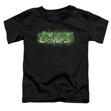 Black toddler t-shirt with Green Lantern Gl Corps Title graphic