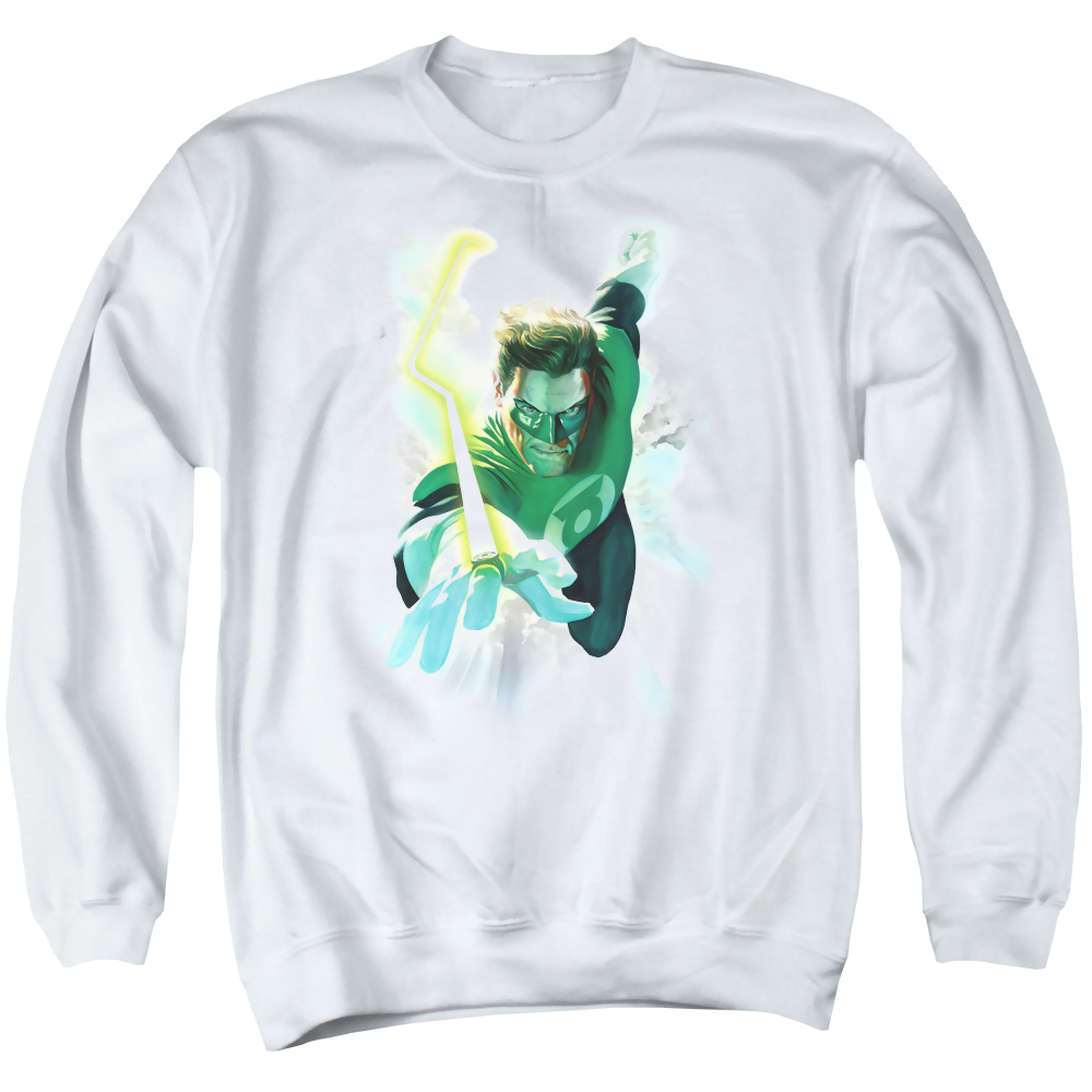 Green Lantern Clouds - Men's Crewneck Sweatshirt Men's Crewneck Sweatshirt Green Lantern