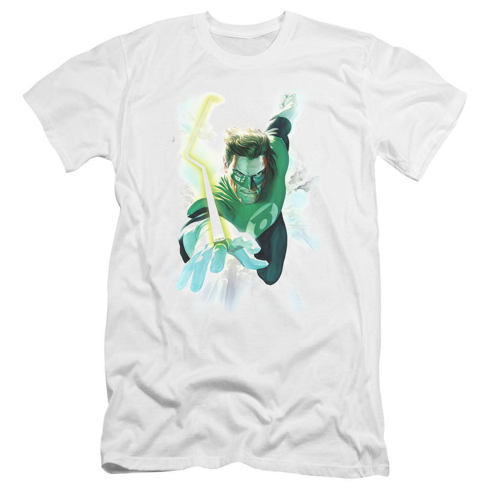 Green Lantern Clouds - Men's Premium Slim Fit T-Shirt Men's Premium Slim Fit T-Shirt Green Lantern